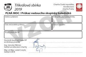 Jak poznáte koledníka Tříkrálové sbírky?