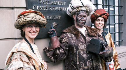 Tříkrálová koleda v Senátu